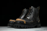 Вalenciaga Strike Boot 'Worn-Out Black Brown'