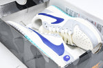 Travis Scott AJ1 Low x BAPE 'Blue Grey White' (Custom)