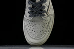 Travis Scott AJ1 Low x Supreme 'White Grey 3.0' (Custom)