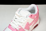 Off-White Out Of Office OOO Low Top 'Sartorial Stitching - Pink White'