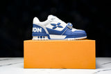 Louis Vuittоп Trainer Low Velcro Strap 'Perforated Blue'