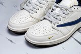 Travis Scott AJ1 Low x Stussy 'White Blue' (Custom)