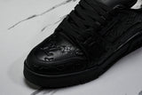 Louis Vuittоп Trainer Low 'Black Embossed Signature'