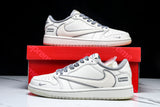 Travis Scott AJ1 Low x Supreme 'White Grey 3.0' (Custom)