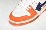 Off-White Out Of Office OOO Low Top 'Orange White Blue'