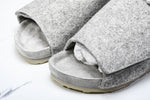 Birkenstock x Fear of God Los Feliz Felted Wool 'Cement Melange'