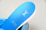 Louis Vuittоп Trainer Low Velcro Strap 'Monogram Denim Blue'