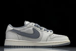 Travis Scott AJ1 Low x Supreme 'White Grey 2.0' (Custom)