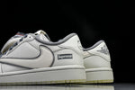 Travis Scott AJ1 Low x Supreme 'White Grey 3.0' (Custom)