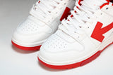 Off-White Out Of Office OOO Low Top 'White Red'