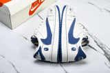 Travis Scott AJ1 Low x BAPE 'White Blue' (Custom)