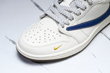 Travis Scott AJ1 Low x Stussy 'White Blue' (Custom)