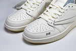 Travis Scott AJ1 Low x BAPE 'White' (Custom)