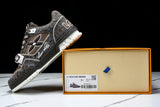 Louis Vuittоп Trainer Low Velcro Strap 'Crocodile Denim Mocha'