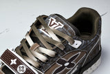 Louis Vuittоп Trainer Low Velcro Strap 'Crocodile Denim Mocha'