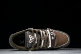 Louis Vuittоп Trainer Low Velcro Strap 'Crocodile Denim Mocha'