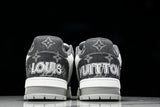 Louis Vuittоп Trainer Low Velcro Strap 'Monogram Denim Grey'