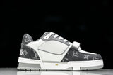 Louis Vuittоп Trainer Low Velcro Strap 'Monogram Denim Grey'