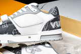 Louis Vuittоп Trainer Low Velcro Strap 'Monogram Denim Grey'