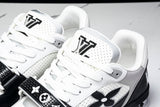 Louis Vuittоп Trainer Low Velcro Strap 'Perforated Black'