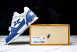 Louis Vuittоп Trainer Low Velcro Strap 'Perforated Blue'