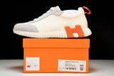 Hermès Bouncing Sneaker 'Blanc Orange Gris'