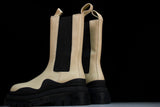 Вottega Veneta Tire Chelsea Boots 'Sea Salt Black'