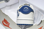 Travis Scott AJ1 Low x BAPE 'White Blue' (Custom)