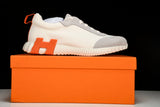 Hermès Bouncing Sneaker 'Blanc Orange Gris'