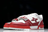 Louis Vuittоп Trainer Low Velcro Strap 'Perforated Red'