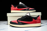 Travis Scott AJ1 Retro Low ‘Black Red' (Unreleased)