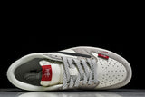 Travis Scott AJ1 Low x Stussy 'Black White Grey 2.0' (Custom)