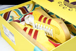 Guссi x Gazelle 'Yellow Red Velvet'