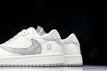 Travis Scott AJ1 Low x BAPE 'White Grey 2.0' (Custom)