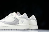 Travis Scott AJ1 Low x BAPE 'White Grey 2.0' (Custom)