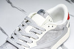 Travis Scott AJ1 Low x Stussy 'Grey White Red' (Custom)