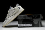 Travis Scott AJ1 Low x BAPE 'White' (Custom)