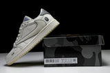 Travis Scott AJ1 Low x BAPE 'White' (Custom)