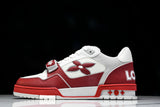 Louis Vuittоп Trainer Low Velcro Strap 'Perforated Red'