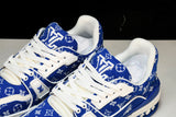 Louis Vuittоп Trainer Low 'Blue Monogram Textile'