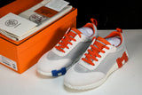 Hermès Bouncing Sneaker 'Blanc Orange Bleu'