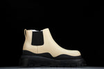 Вottega Veneta Tire Ankle Chelsea Boots 'Sea Salt Black'