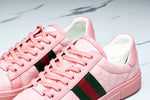 Guссi Ace Web 'Pink Monogram'