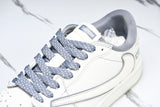 Travis Scott AJ1 Low x Supreme 'White Grey 3.0' (Custom)