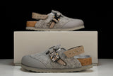 Birkenstock x D1or Tokio Mule Felted Wool 'Grey'