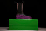 Вottega Veneta Tire Chelsea Boots 'Black Purple'