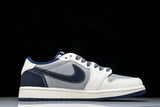 Travis Scott AJ1 Low x BAPE 'Grey Navy' (Custom)