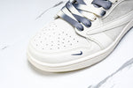 Travis Scott AJ1 Low x Supreme 'White Grey Sole' (Custom)