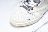 Travis Scott AJ1 Low x Supreme 'White Grey Sole' (Custom)