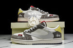 Travis Scott AJ1 Low x Stussy 'Neutral' (Custom)